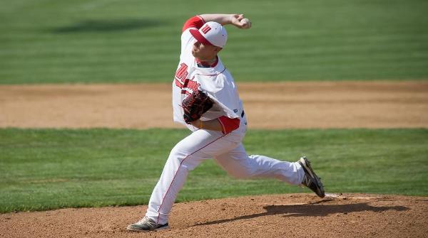 Jordan Hitt allowed 10 base-runners, but he still managed to shut out Hope in a 1-0 victory. File Photo | Erin Pence