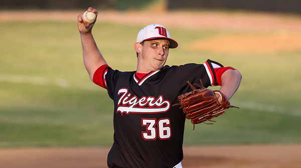Frank Sullivan and the Tigers dropped a pair at Denison. File Photo | Erin Pence