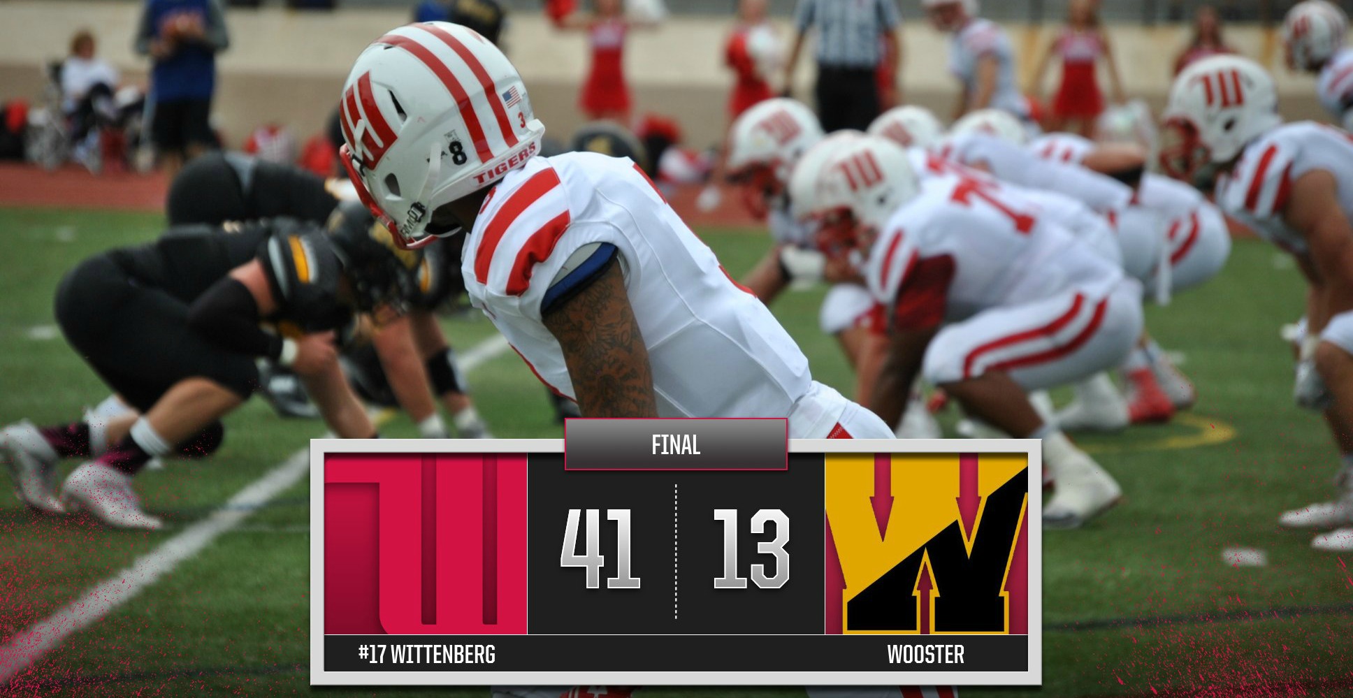 #17 Wittenberg Moves to 4-0 After 41-13 Win Over Wooster
