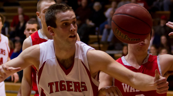 Scott Masin kept his eye on the ball, and the Wittenberg Tigers advanced to the NCAC Tournament semifinals for the 22nd time in 24 years. File Photo | Erin Pence