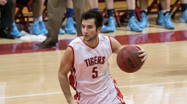 Steven Newell knocked down four three-pointers to lead the Tigers to a win over Wabash. File Photo | Erin Pence