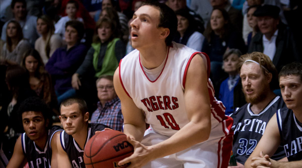 Cody Phillippi and the Tigers overwhelmed Grove City in a 79-40 victory. File Photo | Erin Pence