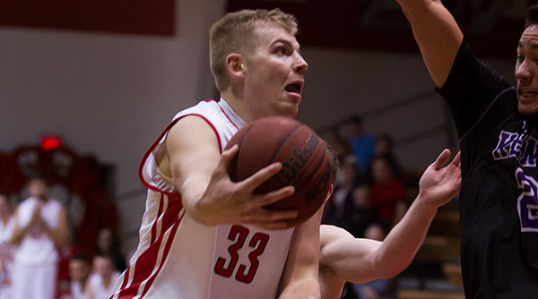 Landon Hormann contributed 10 points off the bench for the Tigers in a narrow loss at Denison. File Photo | Erin Pence