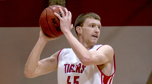 John Albertson accounted for six rebounds as the Tigers shook a two-game slide on Saturday. File Photo | Erin Pence '04