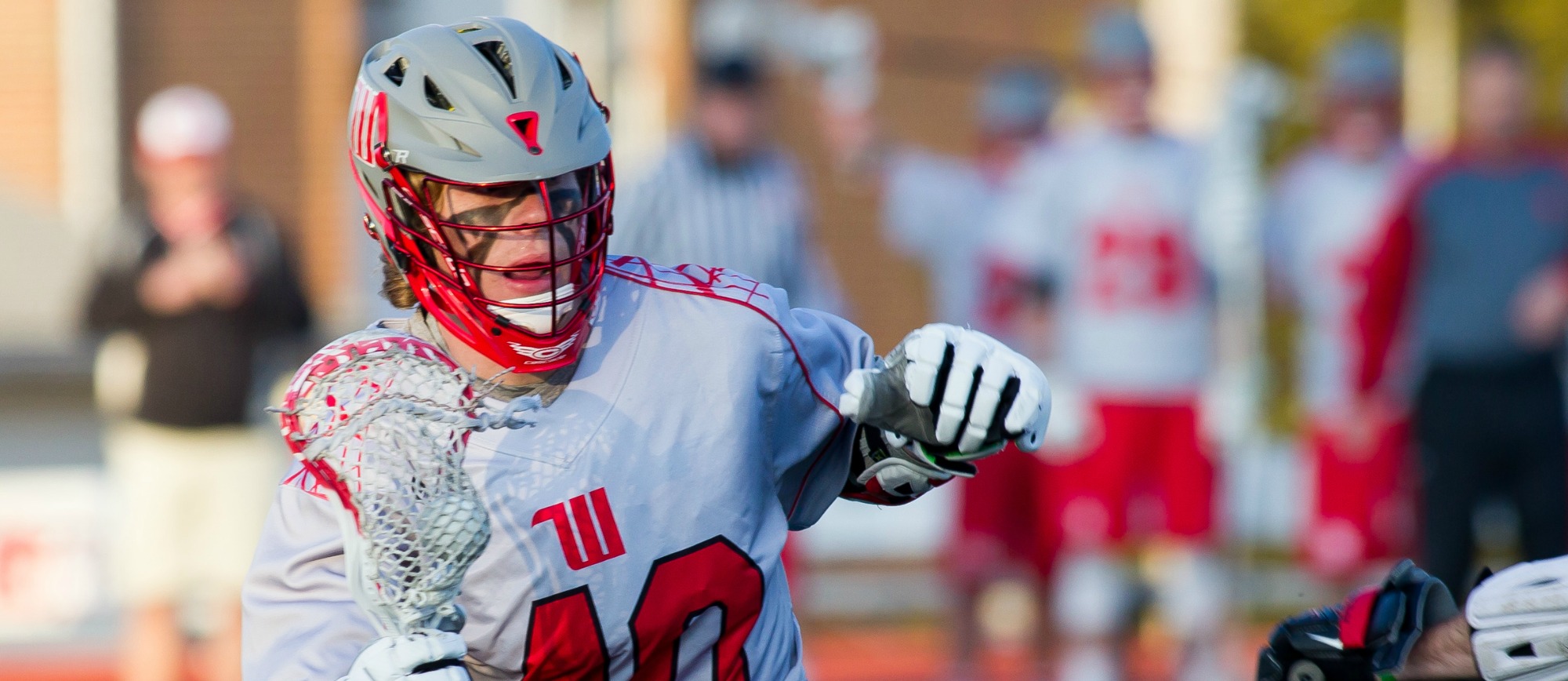 Men's Lacrosse Drops Adrian 18-6 as Fuss Brothers Shine Bright