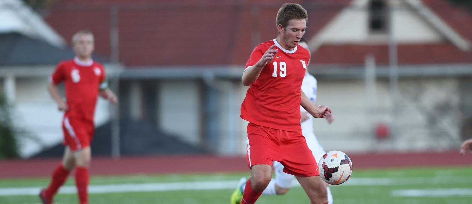 Christian Null and the Tigers came up on the short end of a 6-0 score at Ohio Wesleyan. File Photo | Nick Falzerano