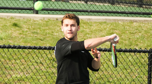 Stas Pakhomov and the Tigers rolled to an 8-1 win at IU East. File Photo | Erin Pence