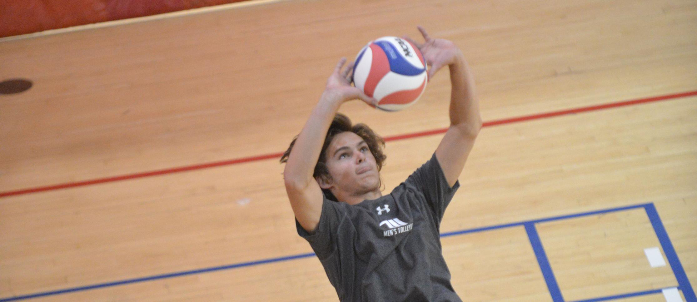 Men's Volleyball Drops Home MCVL Match to Benedictine, 3-1