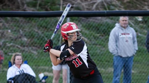 Kaela Hughes did some fine work with her arm instead of her bat in Game 2 against Ohio Wesleyan, holding the Battling Bishops to two runs. File Photo | Erin Pence