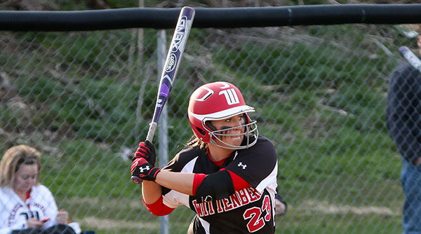 Ashlee Wright contributed an RBI double to the Tigers' attack in an NCAC opening win over Denison. File Photo | Erin Pence