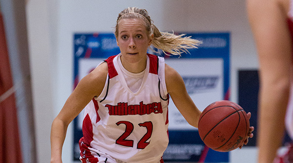 Darbie Zirkle shared team scoring honors in a 64-58 win at Denison. File Photo | Erin Pence