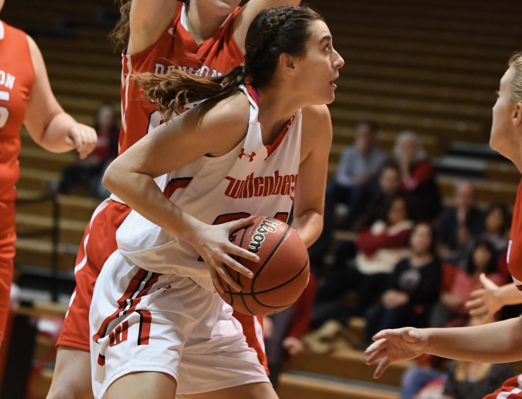 Junior Korynne Berner posted her 1st-career double-double with 14 points and 11 rebounds in Wittenberg's 56-45 home win over Ohio Wesleyan