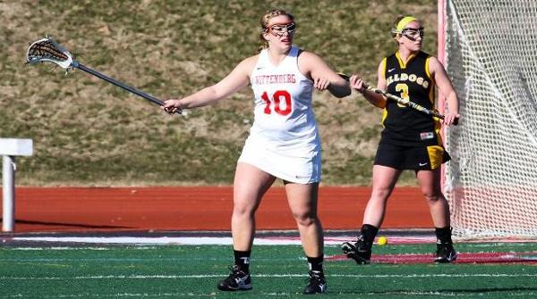 Mary Ann White and the Tiger defense held Allegheny scoreless in overtime of a 15-12 Wittenberg victory. File Photo | Erin Pence