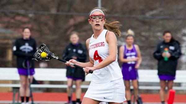 Megan Loofbourrow scored three goals as the Tigers of Wittenberg dispatched the Tigers of DePauw by a 16-9 score on Saturday. File Photo | Erin Pence '04