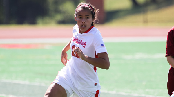 Nicky Shouvlin and her Tiger teammates started NCAC play well with a 6-0 win over Oberlin. Photo by Erin Pence