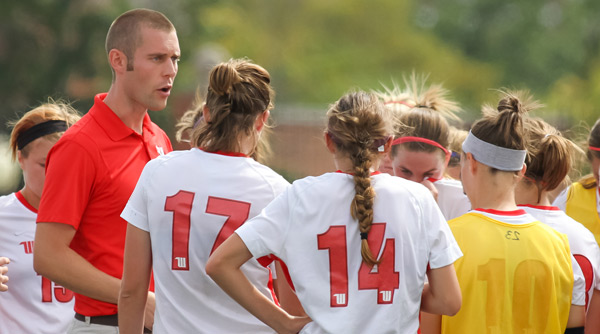 Head Coach Matt Fannon guided his Tigers to a share of the NCAC regular season title. File Photo | Erin Pence