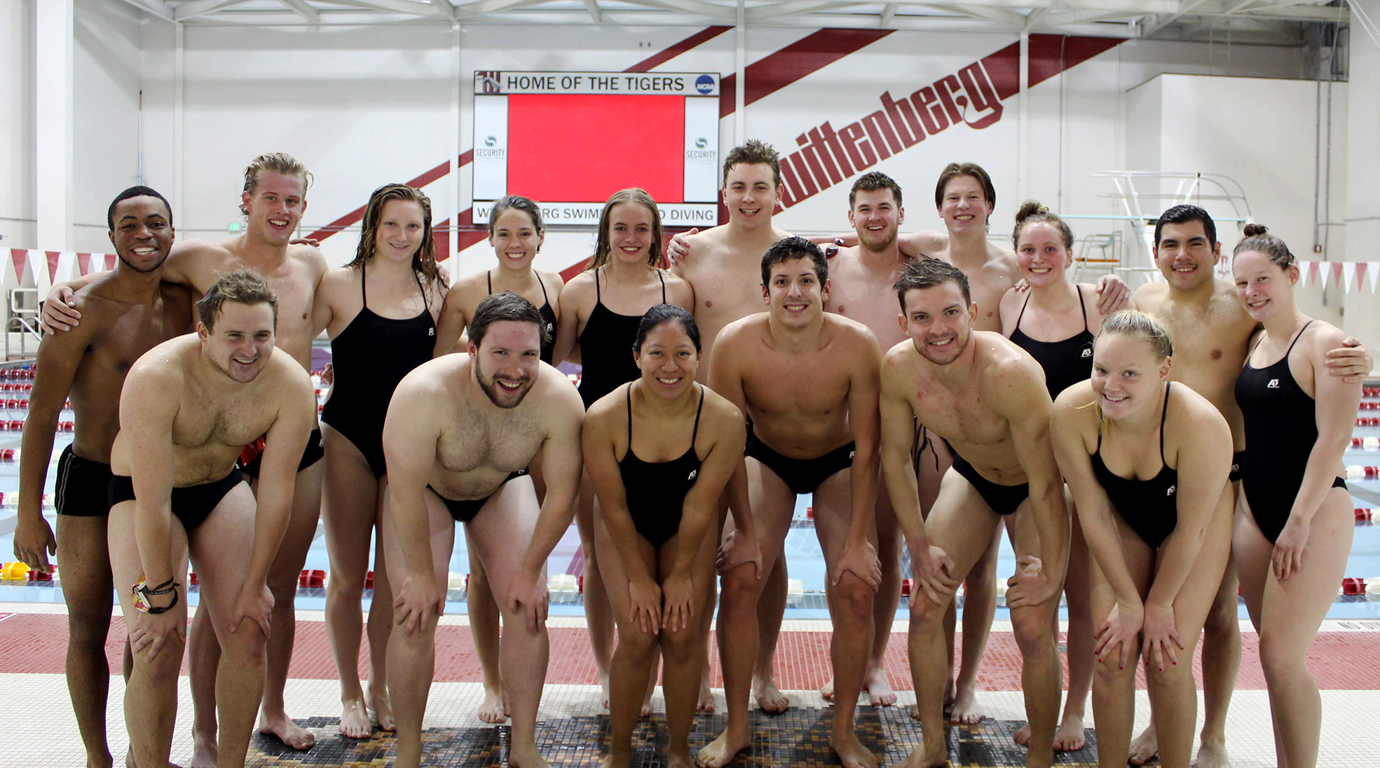 2018-19 Wittenberg Swimming and Diving Team Graphic