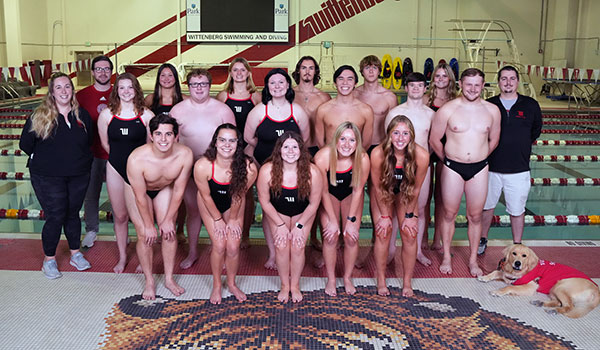 2023-24 Wittenberg Swimming and Diving Team Graphic