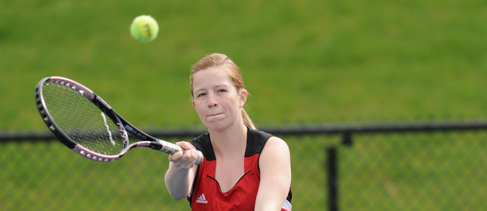 Jessica Harting and the Tigers finished eighth in the NCAC Tournament. File Photo | Nick Falzerano