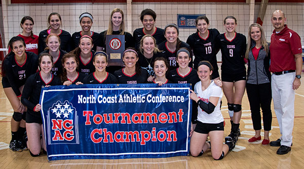 Tigers Top DePauw For 20th NCAC Tournament Title