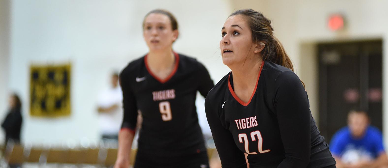 Jenny Lehman and the Tigers pulled away from Wooster for a 3-0 Homecoming weekend win. File Photo | Nick Falzerano