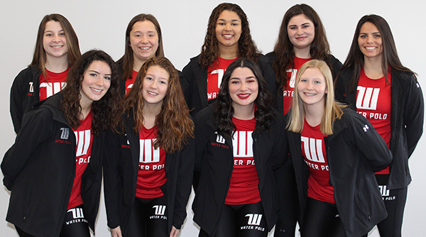 2019-20 Wittenberg Women's Water Polo Team Photo