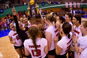 Volleyball With Trophy