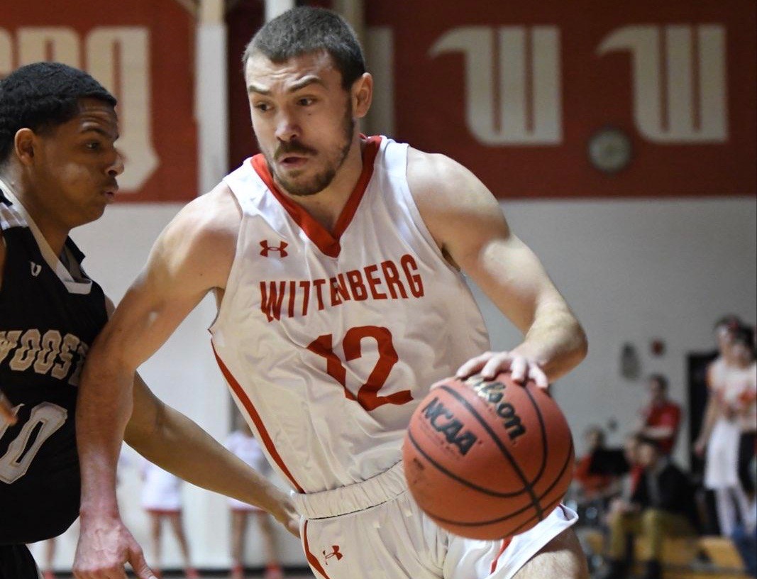 Senior Mitch Balser scored 20 points to help lead No. 25 Wittenberg in a 98-94 OT win at Ohio Wesleyan
