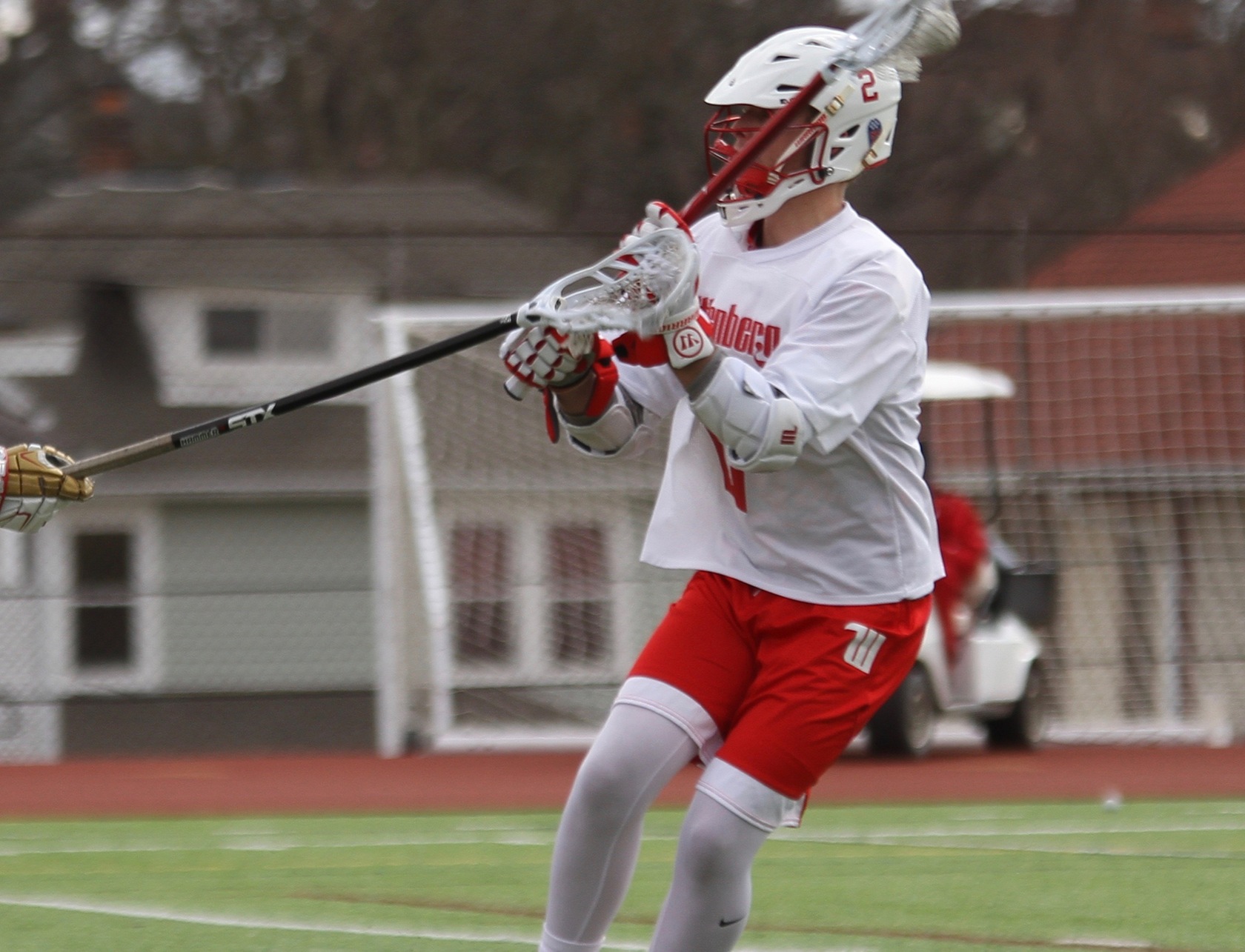 Sophomore Andrew Ellis scored a career-high seven goals in Wittenberg's 15-4 win over Oberlin in the NCAC opener on Saturday
