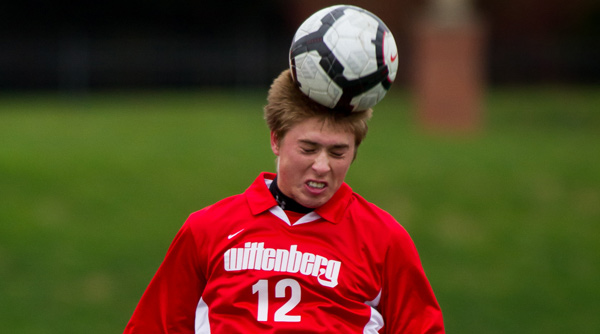 Kevin Bond scored twice in Wittenberg's 4-2 season-opening win over Muskingum. File Photo | Erin Pence