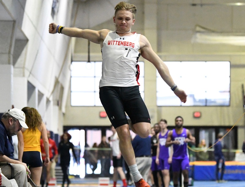 Sophomore Zach Guyer represented Wittenberg over the weekend at the NCAC Decathlon in Oberlin