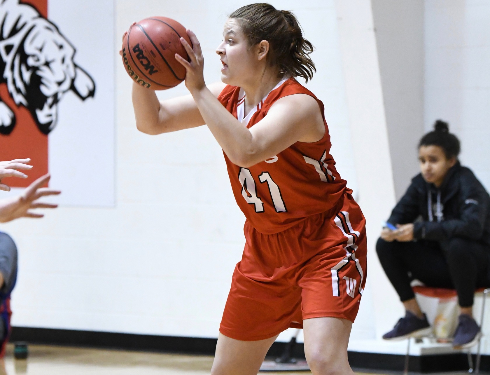 Senior post Abigail Crum scored 13 points and pulled down seven rebounds in the 87-49 road win at Wooster.