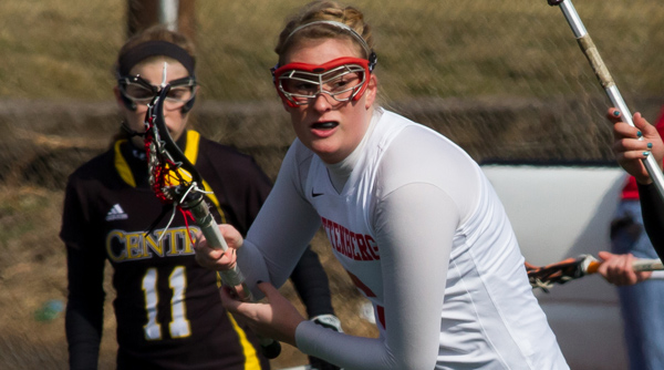 Francine Murzynski netted six goals against Guilford but the Tigers fell by a 19-16 final score. File Photo | Erin Pence