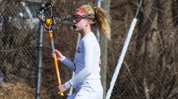 Beth Hubbard scored four goals in a 16-13 victory over Ohio Wesleyan. File Photo | Erin Pence