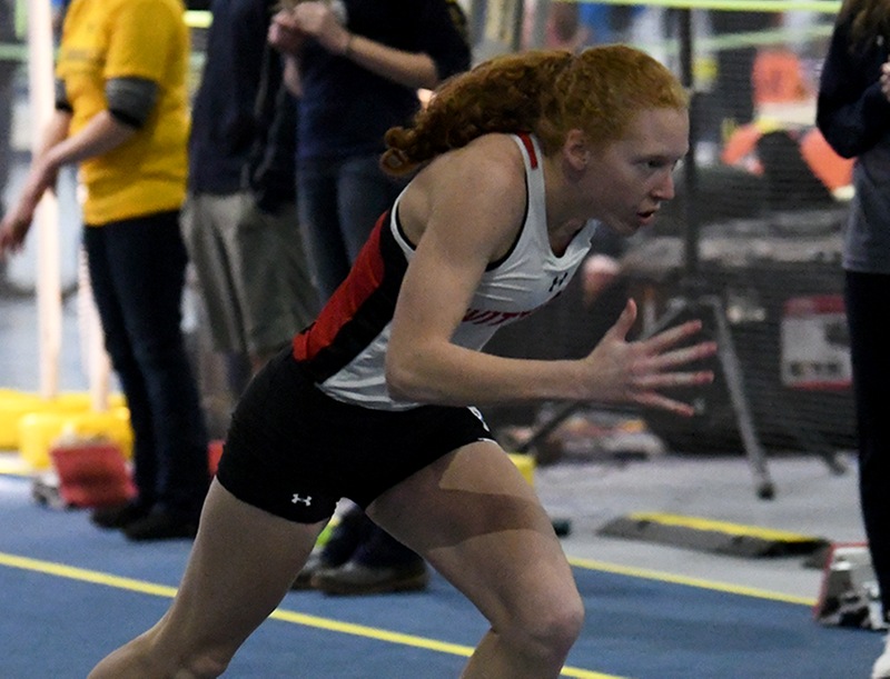 Junior Alexis Gray posted the NCAC's top time to date this season in 800-meter run on Saturday at the Emory Invitational