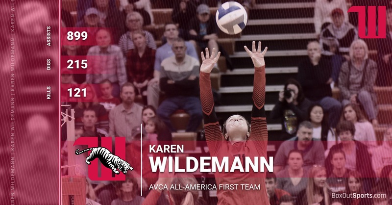 Wildemann Named to AVCA's All-America First Team, Fischer Honorable Mention